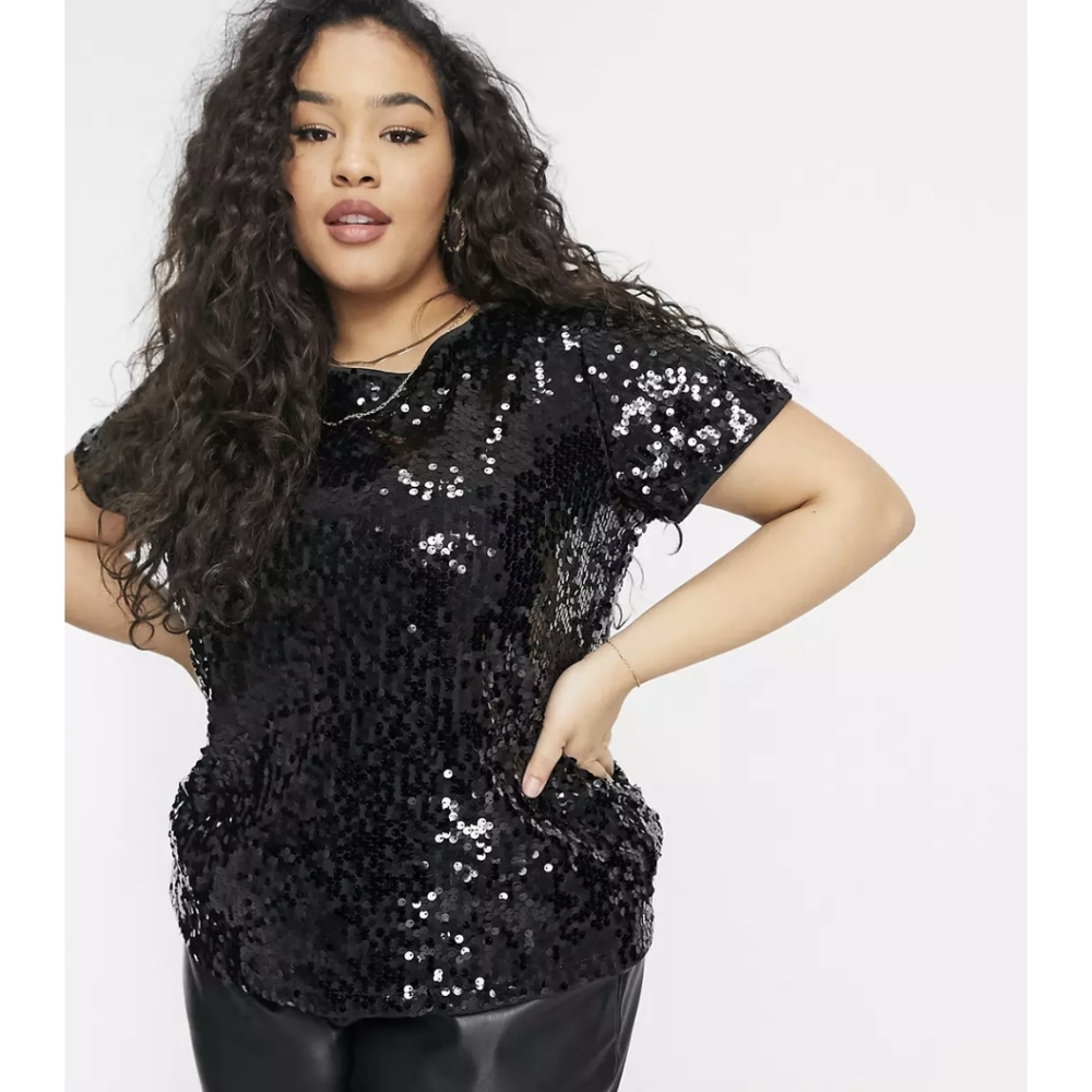 Capsule X Asos Sequin Top
